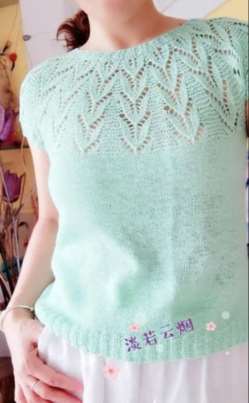 棒针编织图解教程：3款女士套头毛衣，仙仙的，美美的，好喜欢