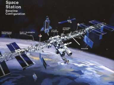 太空中现在有几个空间站（自由号空间站的初始设计）