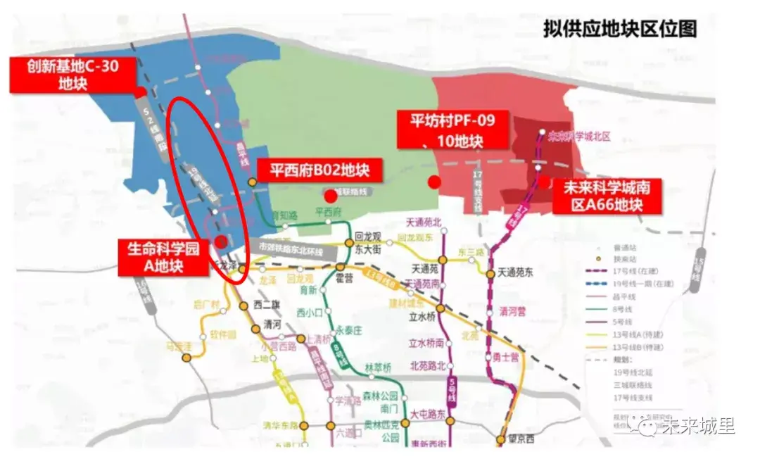 北京地铁19号线二期规划图
