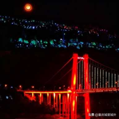 重庆忠县长江大桥图片全景高清