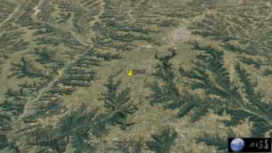 黄土高原范围和地形图，青藏高原的隆起