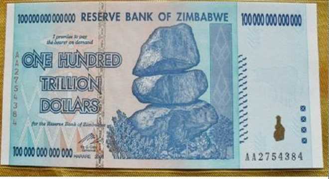 货币数额比天地银行还夸张的国家——津巴布韦
