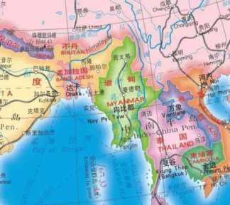 缅甸面积地图全图可放大，缅甸的国土面积及人口(附2023年最新排行榜前十名单)