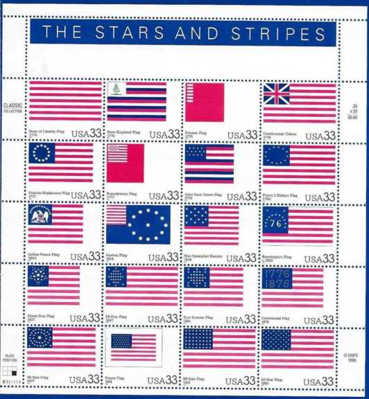 美国国旗的含义和象征（「美国历届国旗变迁史」首日封欣赏）