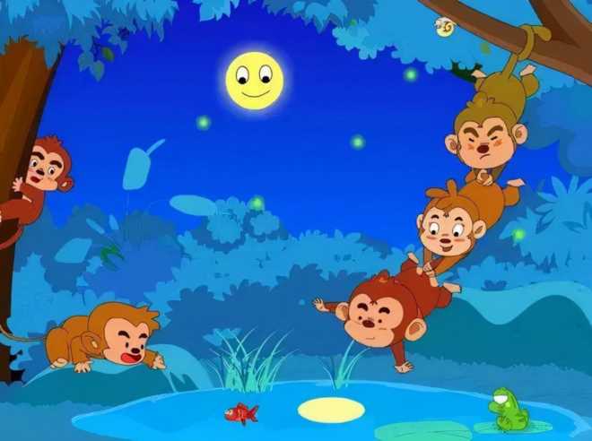 猴子捞月的故事告诉我们什么道理（猴子捞月的寓言故事和总结）