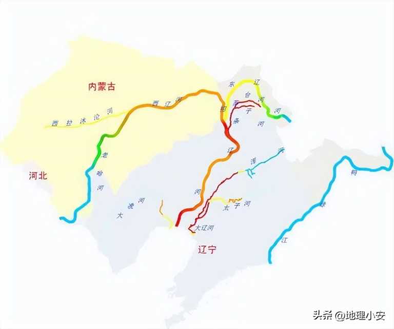 辽河是哪个省哪个市（辽河流域地图）