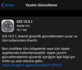苹果发布ios13.5更新（ios5.1.1越狱后自带软件消失）