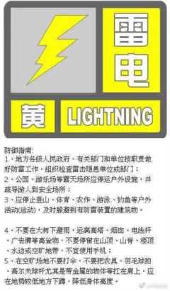 雷电预警信号（北京市气象台发布雷电蓝色预警）