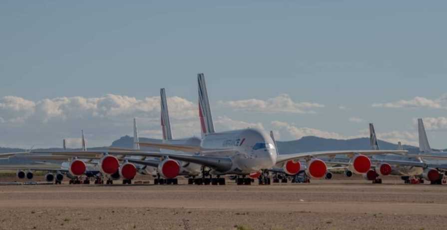 南航退役的两架A380已经变为美国注册号：他们不会复飞，而是报废