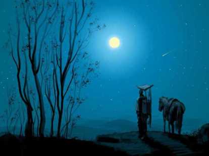 杜甫最著名的写月唐诗：“露从今夜白，月是故乡明”