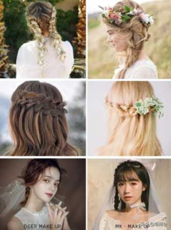 新娘造型图片发型（30款各式新娘发型）(3)