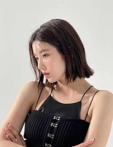 韩国短发发型女图片（韩国今年流行女短发发型）(6)