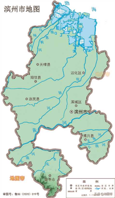 17张地形图，快速了解山东省各市