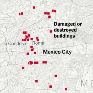 墨西哥发生7.7级地震 建筑剧烈摇晃（引发美国沙漠海啸）