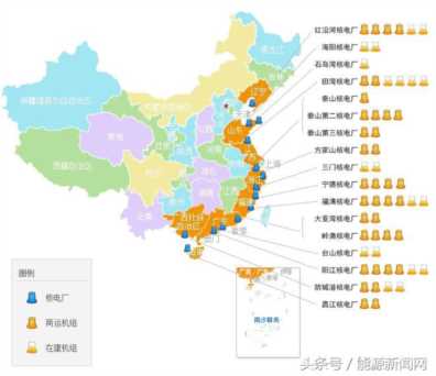 中国核电站分布图，中国大陆核电站分布图最新消息(附2023年最新排行榜前十名单)