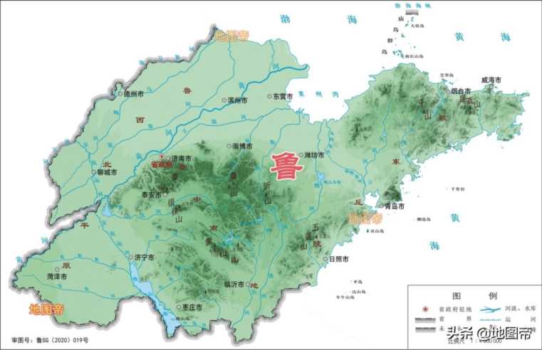 山东地图全图高清版可放大，山东省位于中国哪个位置(附2023年最新排行榜前十名单)