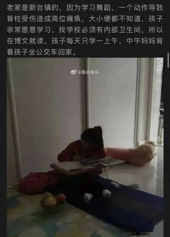 刘浩存父母害得女孩终身坐轮椅（所办舞蹈机构疑因下腰不当）
