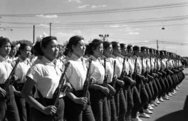 历年国庆阅兵视频集锦，1949年的开国大典的阅兵式