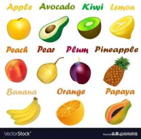 幼儿启蒙英语水果单词， 100种水果名字