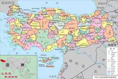 叙利亚在世界地图地理位置地图