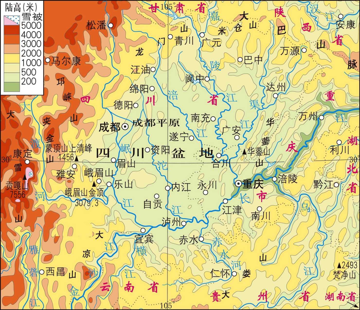 中国地图省份分布图省会城市