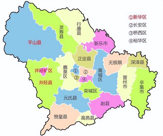 河北省内部也有很多有些特殊的行政区划