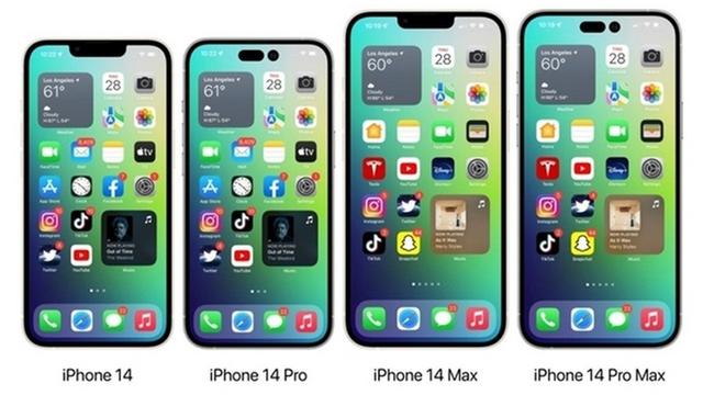 iphone屏幕尺寸，四款新机的规格区别是什么