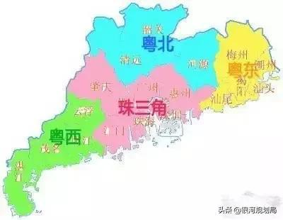 粤西地区包括哪些城市地图