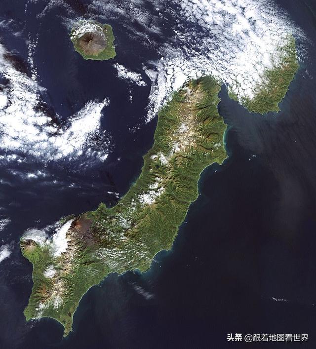 南千岛群岛地图，阿赖山脉地图