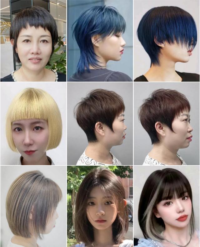 最新流行短发锯齿刘海露耳波波头，立秋剪头发有什么讲究