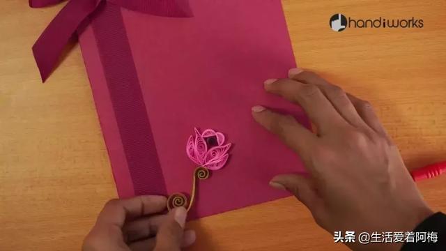 自制贺卡教师节送给老师（用手工纸做教师节贺卡漂亮又简单）(30)