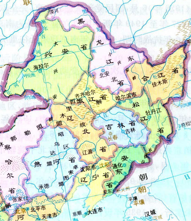 20世纪以来，中国东北的省级行政区划发生了哪些变化？