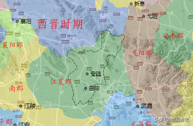孝感市行政区划史，安陆长期为中心，汉川武汉更亲近