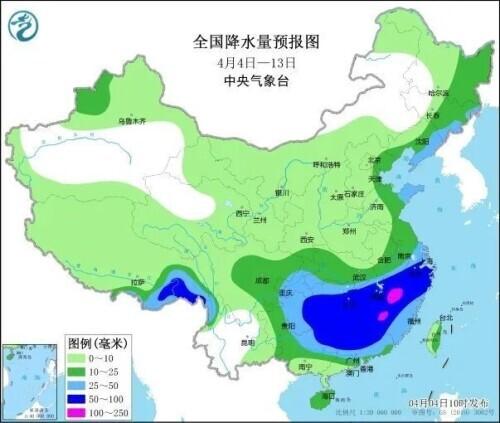 中国气象局：预计4月影响我国的冷空气过程主要有三次