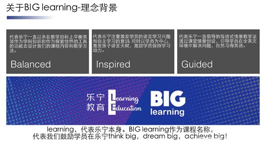 青少儿英语品牌乐宁教育发布第四代核心课程BIG Learning