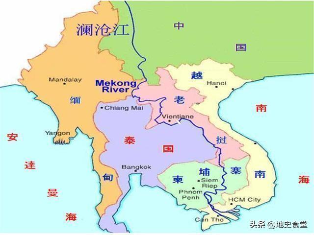 为何越南地图经常包括老挝和柬埔寨？