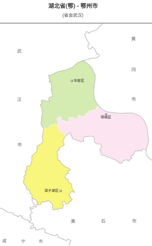 鄂州属于哪个省哪个市哪个区