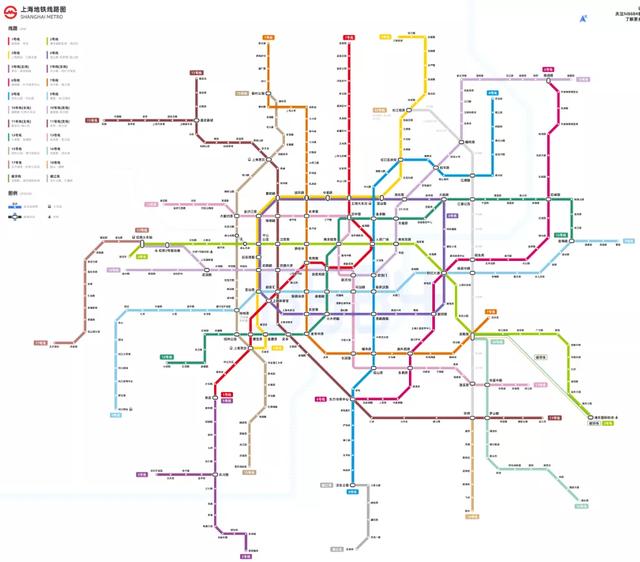 上海轨道交通线路图，上海地铁线路简介最新