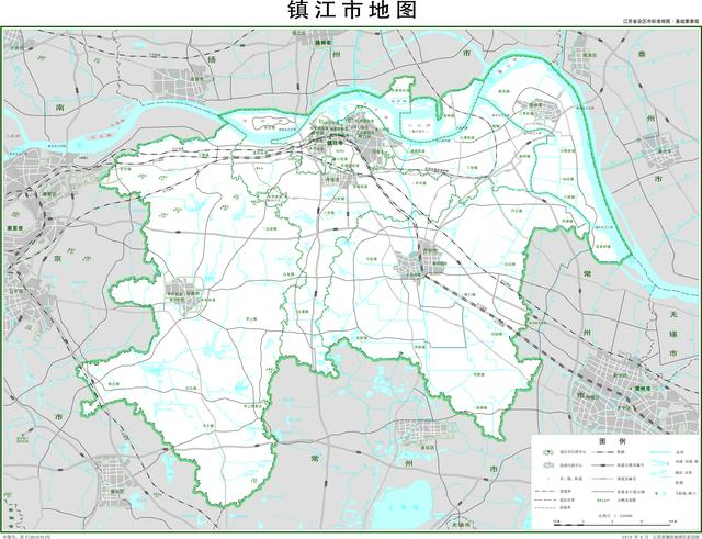 镇江市地图 基础要素版