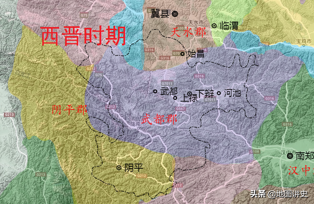 陇南市行政区划史，文武成三州并立，成县曾是陇南治