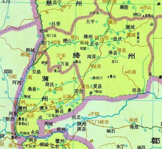 洪洞县地图，原始社会到清末的思维导图