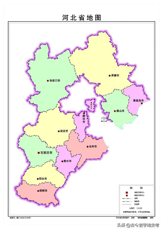 河北省行政区划图最新，定州市地图地名景点查询