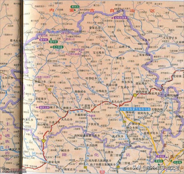 河北省行政区划图最新，定州市地图地名景点查询